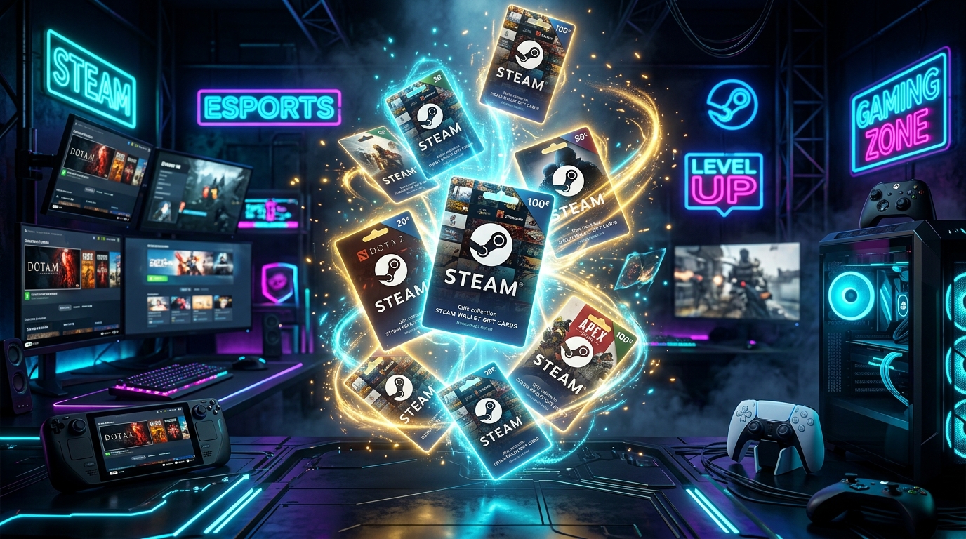 Steam Gift Cards Banner